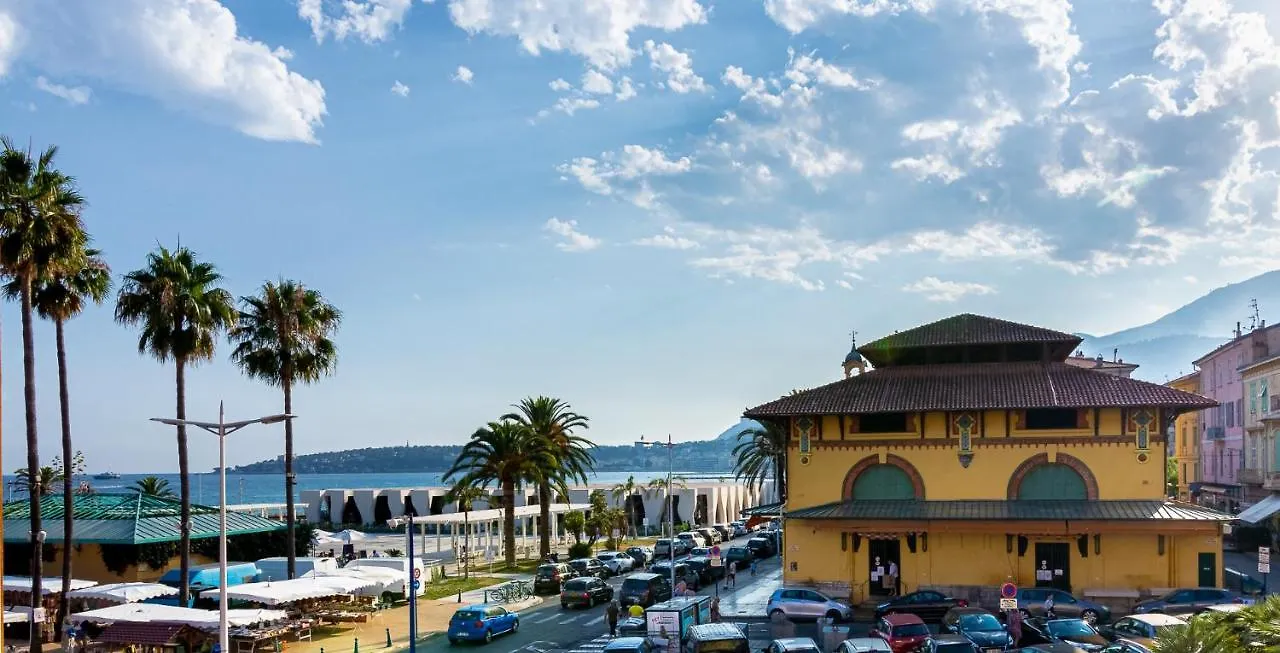 Le Sicardi-Vue Mer-Plage-Centre Ville Menton